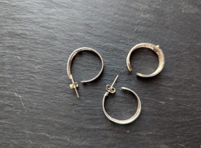 Filigree silver set