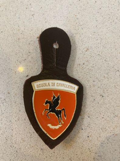 Italian Cavalry metal patch