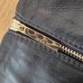Ted Baker Black Leather Mini Skirt Size 2 UK10 Image 3
