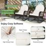 Rocking Chair With Seat And Back Cushion Image 7