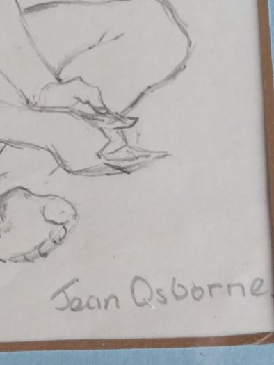 Pencil Drawing Jean Osbourne