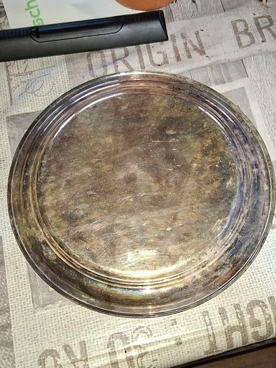 Lot of Large Old Silver Plate Trays for sale as a lot, Postage Available Price for the lot