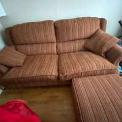 Couch andcstorage poof