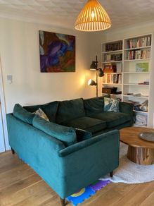 Velvet Corner Sofa