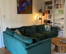 Velvet Corner Sofa