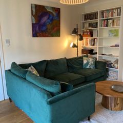 Velvet Corner Sofa