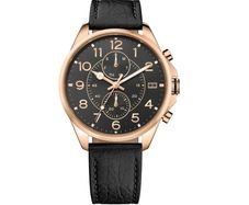 Tommy Hilfiger Mens Watch 1791273 Black - Warranty - Free Delivery