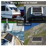 100W, 12V Solar Panel Kit with 20 A Solar Charge Controller and 5 m Solar Cable and Z Mounts for RV Boat Motor-home Image 8