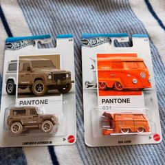 hot wheels Pantone Land Rover & kool kombi