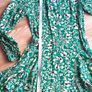 ZARA Green Floral Mini Dress - Size M/10/38 Image 6