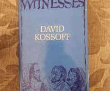 The Book Of Witnesses.  By David Kossoff. First Edition Hardback With Dustjacket In Good Condition. See Photos For Same.