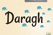 Personalized Name Wall Sticker For Boys / Vinyl Decal (Free Shipping)
