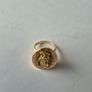18k Gold Ring With St.Martha Image Image 2