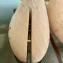 Vintage Gentlemen Sculpted Wooden Shoe Trees Set Size 10 or 43 Fitzpatricks Shoes Image 9