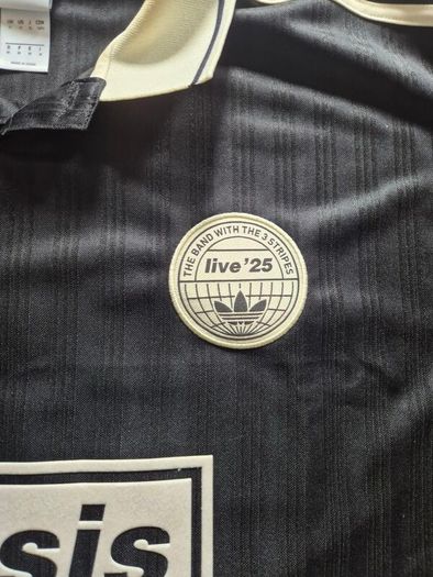 Oasis Live 25 Jersey Adidas M 2025 Dublin Football Soccer