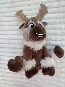 Disney Frozen 2 Plush Soft Toy approx. 27 cm without horns Sven the Reindeer Used Please look at the pictures