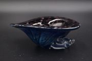 Vintage Mtarfa Glass Shell Bowl With Signature