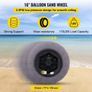 16" Replacement Sand Tires, TPU Cart Tires for Kayak Dolly, Canoe Cart and Buggy with Free Air Pump, 2-Pack Image 4