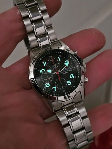Watch Seiko Military Chronograph. Quartz