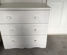 Painted pine drawers