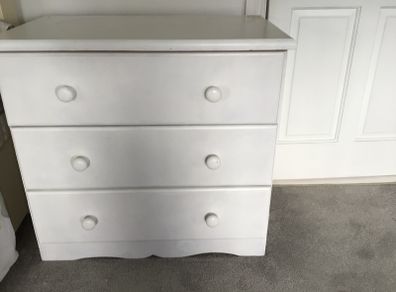 Painted pine drawers