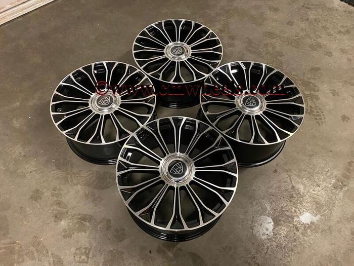 20" Inch Maybach 2 Style Alloy Wheels Mercedes C E A S Class 5X112 W204 W205 W212 W213 W221 W222