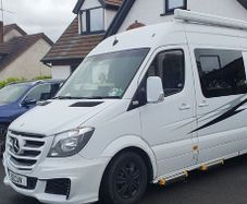 Mercedes motorhome at perfect build
