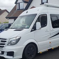 Mercedes motorhome at perfect build
