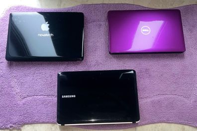 3 Laptops Dell, Samsung, Novatech