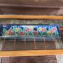 Wonderful Original Vintage Highland Stoneware Rectangular Dish Wall Art with Handpainted Tulips Image 3