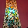 mosaic glass lamp Image 2