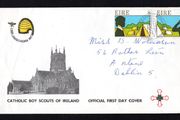 1977 Ireland Catholic Boys Scouts of Ireland Addressed Private First Day Cover (FDC)
