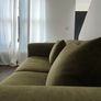 Luxury Bespoke Velvet Sofa As New/Delivered May Image 6