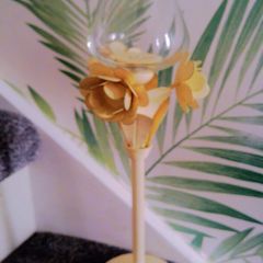 Metal Shabby Chic Candle / Nightlight Holder 4 euro