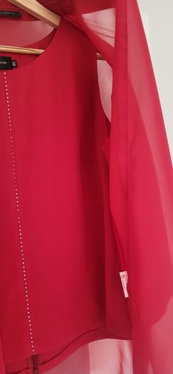 Paz Torras Ruby Red Twin Set Sz 46 ( Fit 10-12 Uk) Rrp 89.99
