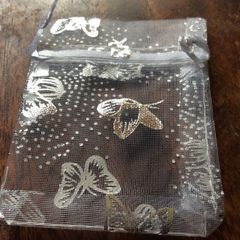 White and silver favours mini keep sakes