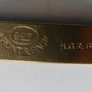Vintage Aesthetic Tie Clip Gold English 9CT Front & Back Hallmarked Signed - 6,9g Image 9