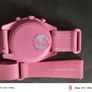 Rare Pink Swatch unisex omega moonswatch speedmaster with extra limited edition speedmaster strap Image 6