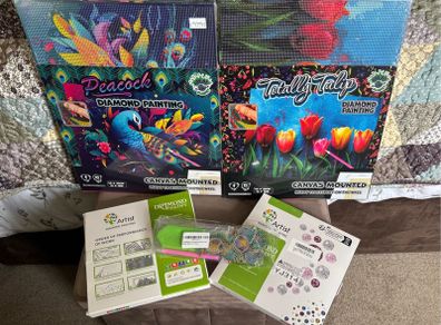 Diamond crystal art bundle all new and unused