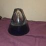 Vintage Polish glass Oil Lamp/ Paper weight Image 5