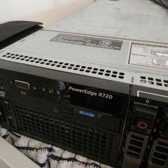 Dell R720 server, dual CPU, 256 RAM, 18 SAS 900gb SAS drives