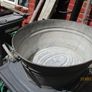 vintage galvanised washing  bath tub Image 3