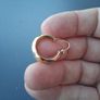 9k Gold hooped Earrings(1.9 grams) Image 6
