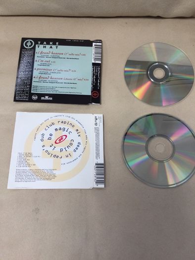 Take that 2 rare cd single I found love and could it be magic Robbie