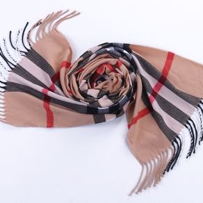 Womens Mens Plaid Scarf Tartan Checked Neck Shawl Warm Wrap Pashmina Stole