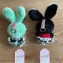 Baby Three Bunny - mint green- bagcharm Image 3