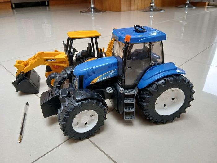tractor and digger