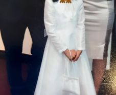 Communion Dress & Jacket & bag (128cm) and handbag
