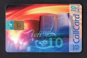 1996 Ireland 10 unit Irish culture literature definitive depicting abstract designs for various Irish cultural activities (Gemplus) Call Card Used. Telecom Eireann card number 1141.