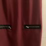 Esprit Burgundy Pinny Image 3